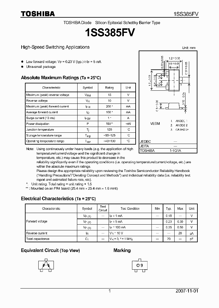 1SS385FV_4427887.PDF Datasheet