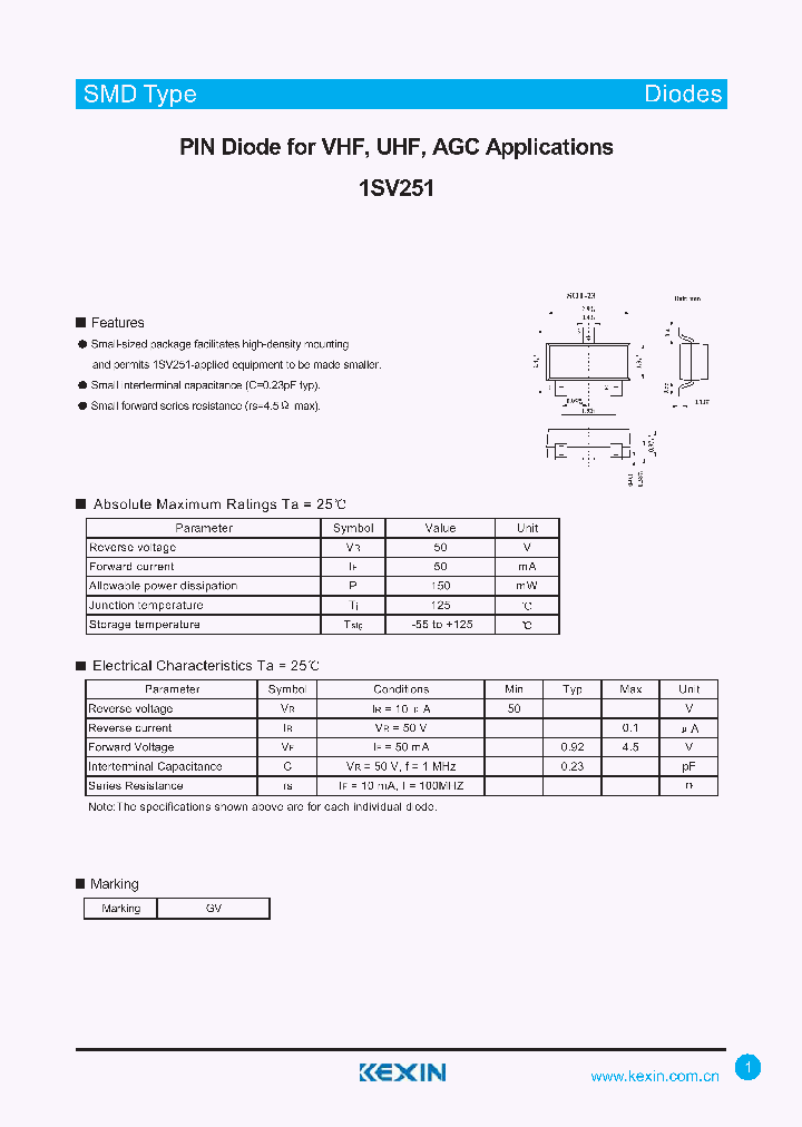 1SV251_4278598.PDF Datasheet