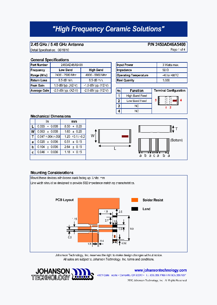2450AD46A5400_4668520.PDF Datasheet