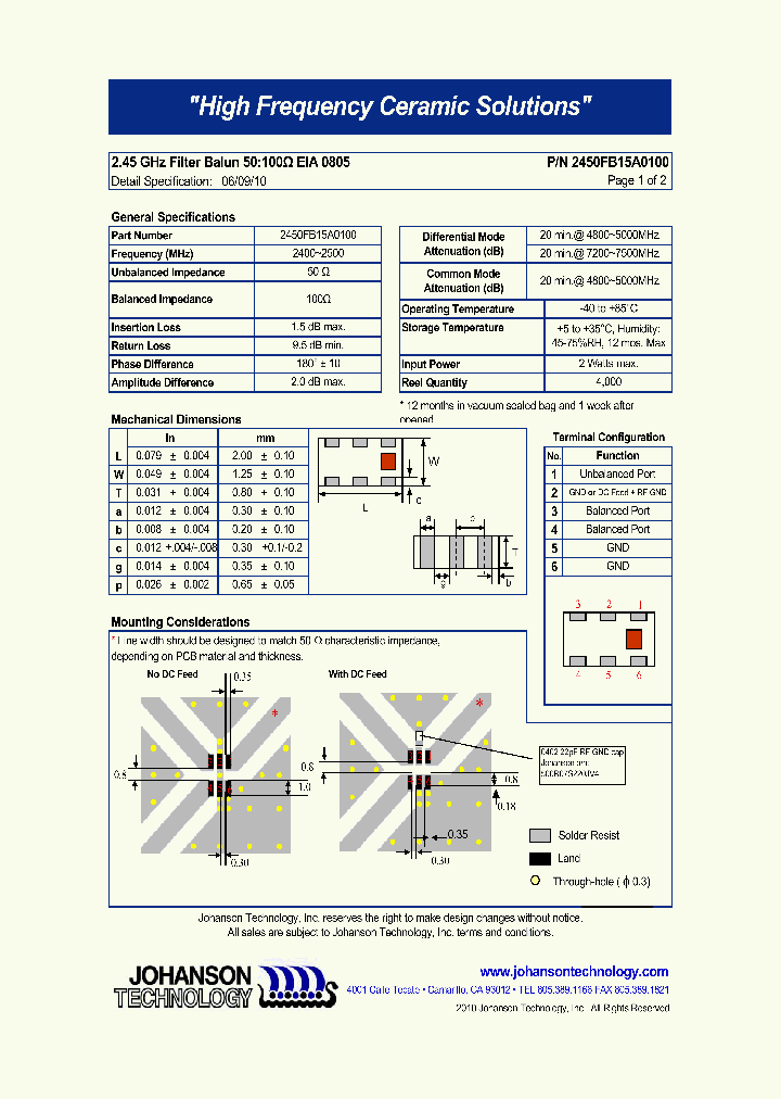 2450FB15A0100_4705241.PDF Datasheet