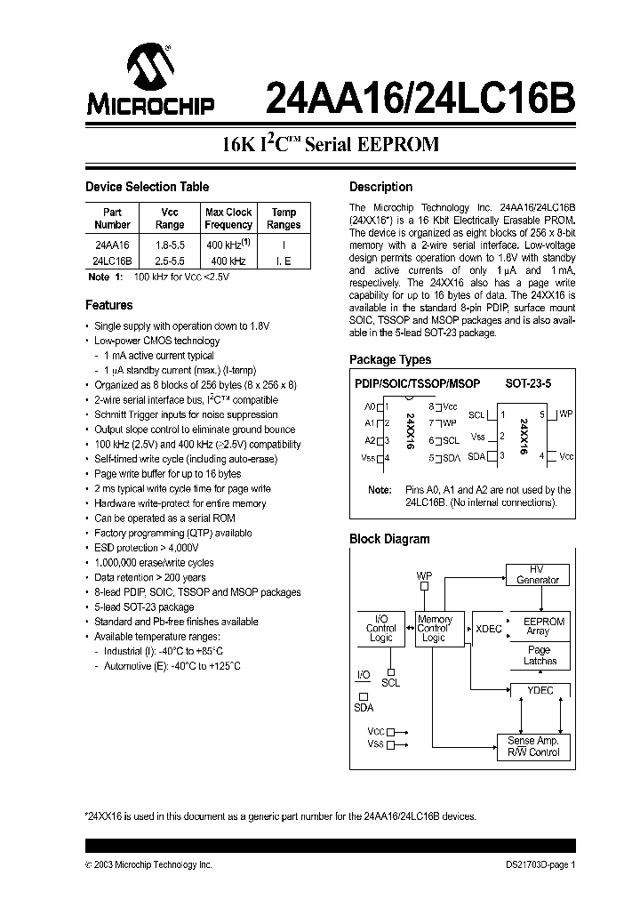 24AA1603_4862146.PDF Datasheet