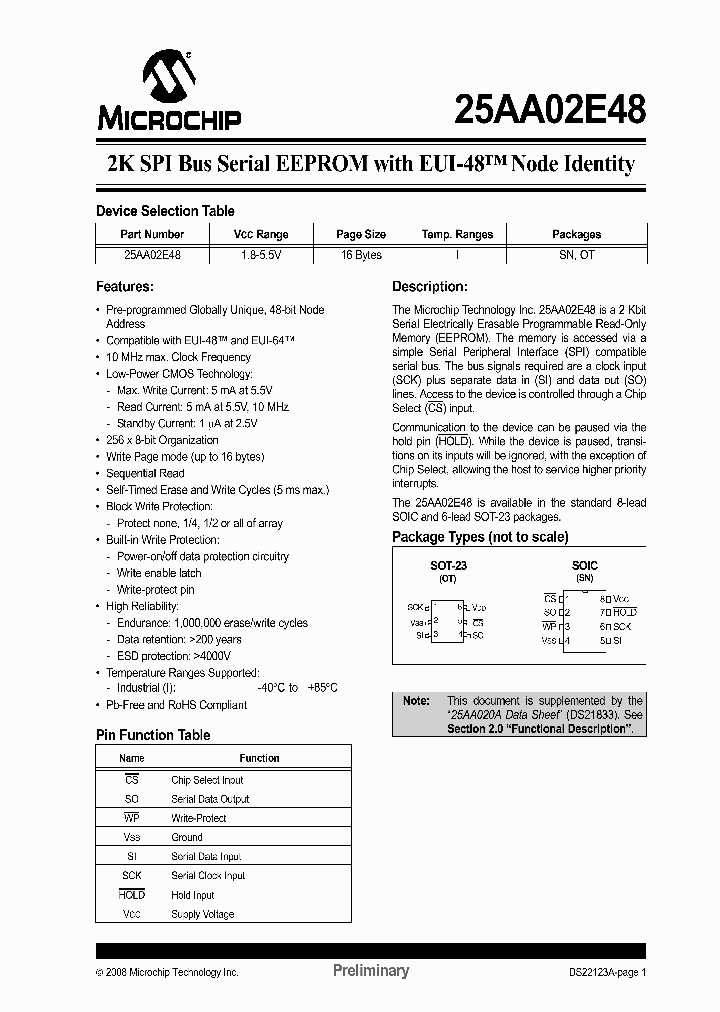 25AA02E48_4794709.PDF Datasheet