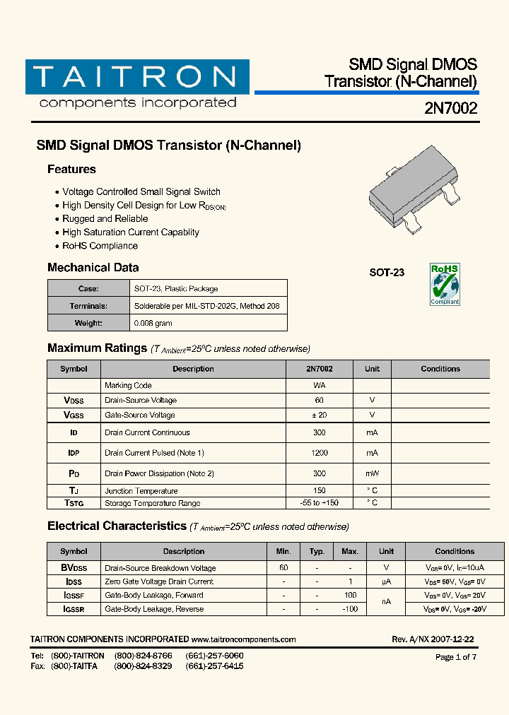 2N7002_4277542.PDF Datasheet