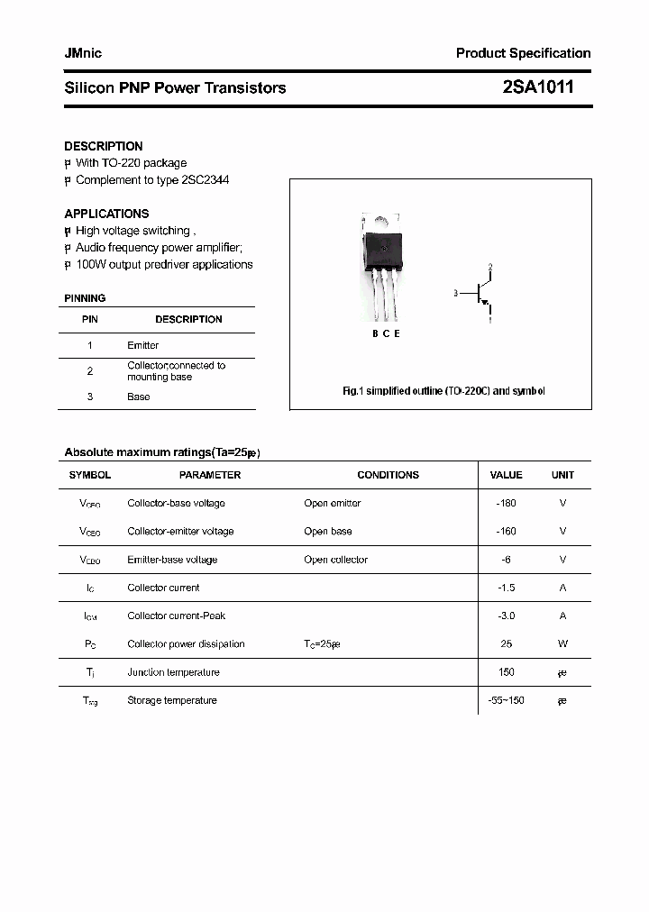 2SA1011_4445352.PDF Datasheet