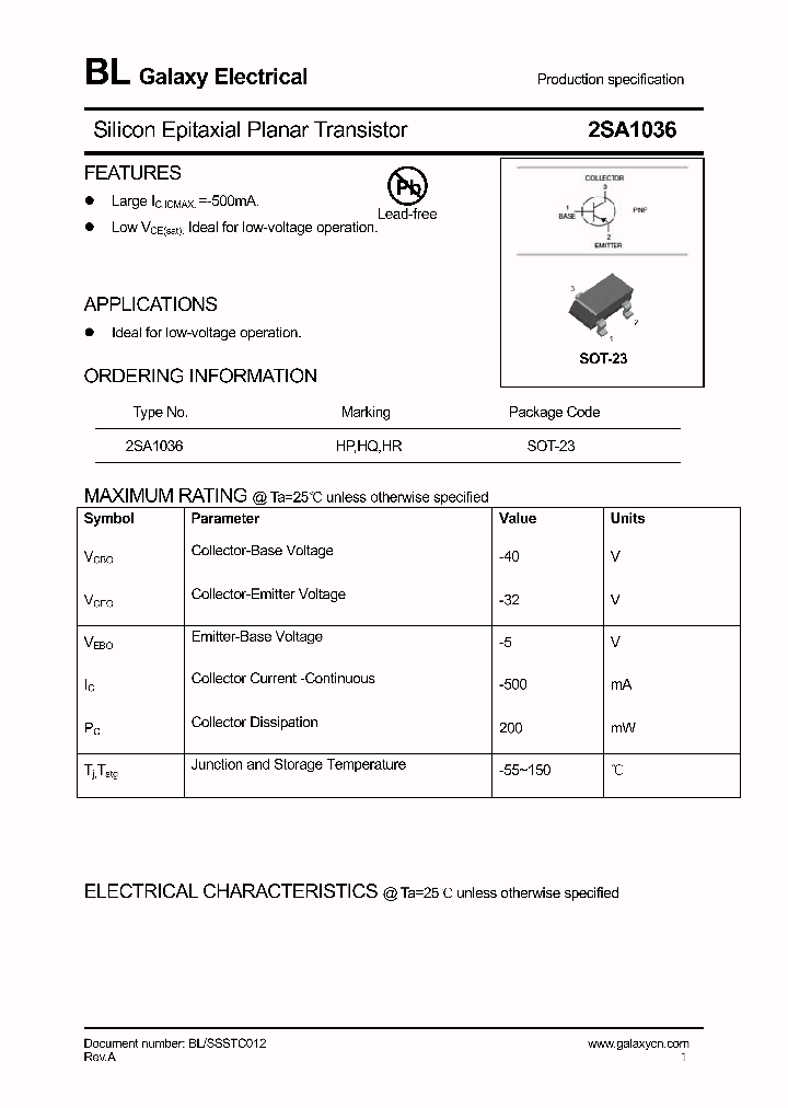 2SA1036_4336624.PDF Datasheet