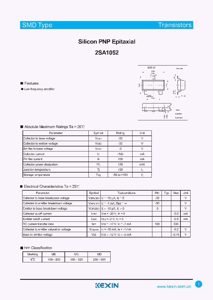 2SA1052_4336010.PDF Datasheet