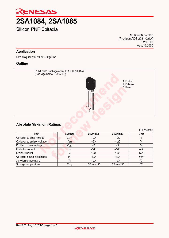 2SA1085DTZ-E_4307847.PDF Datasheet