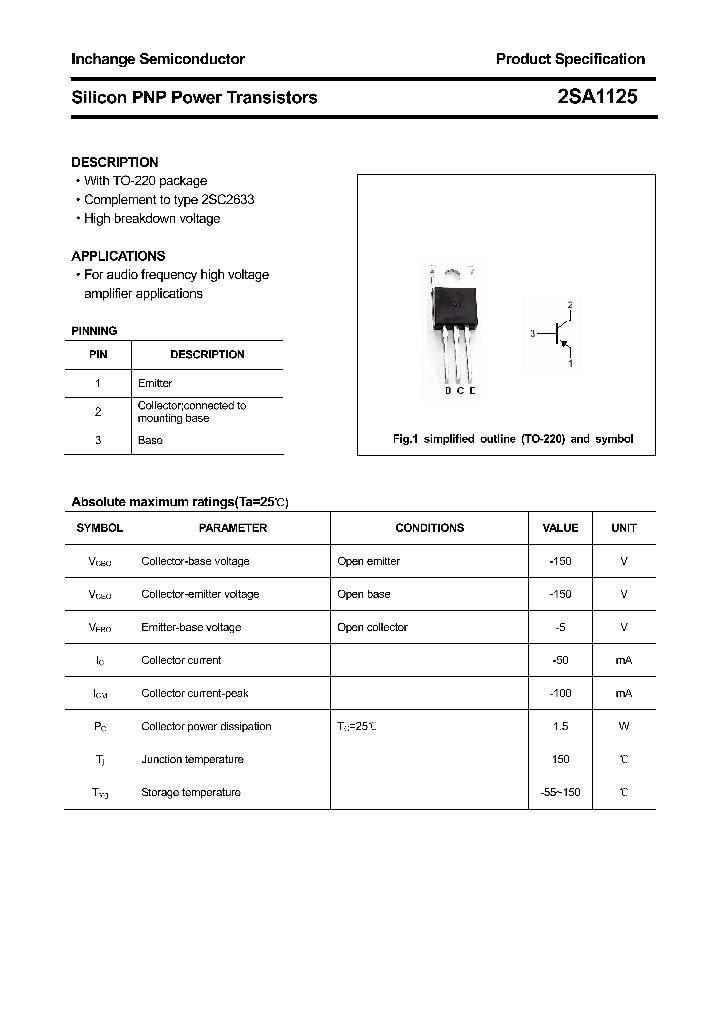 2SA1125_4507203.PDF Datasheet