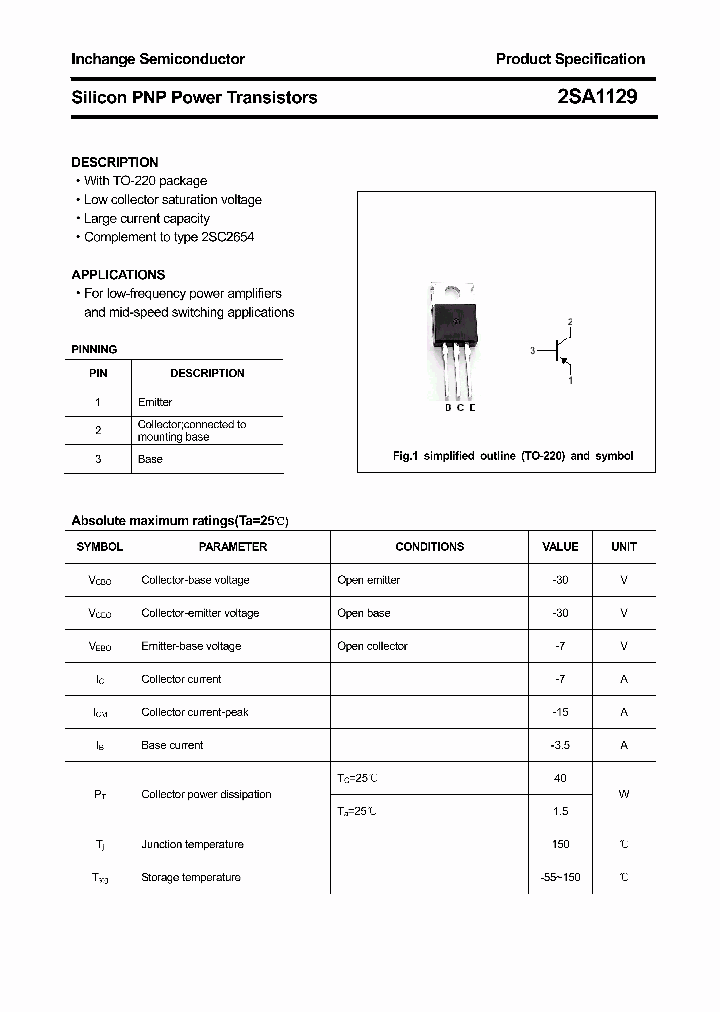 2SA1129_4280847.PDF Datasheet