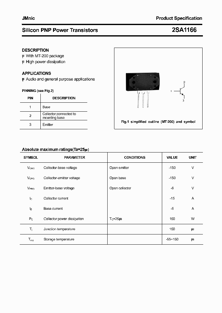 2SA1166_4441228.PDF Datasheet
