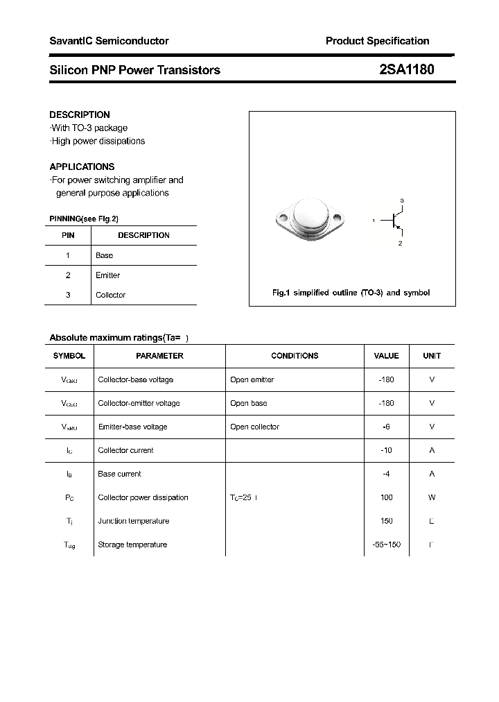 2SA1180_4640180.PDF Datasheet