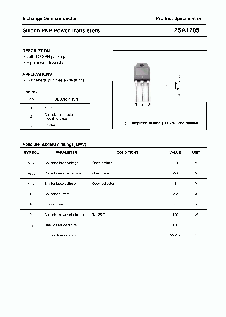 2SA1205_4391292.PDF Datasheet