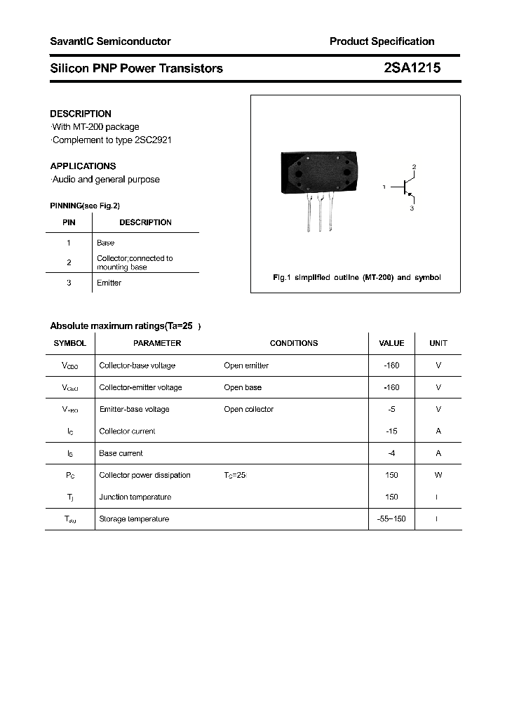 2SA1215_4416468.PDF Datasheet
