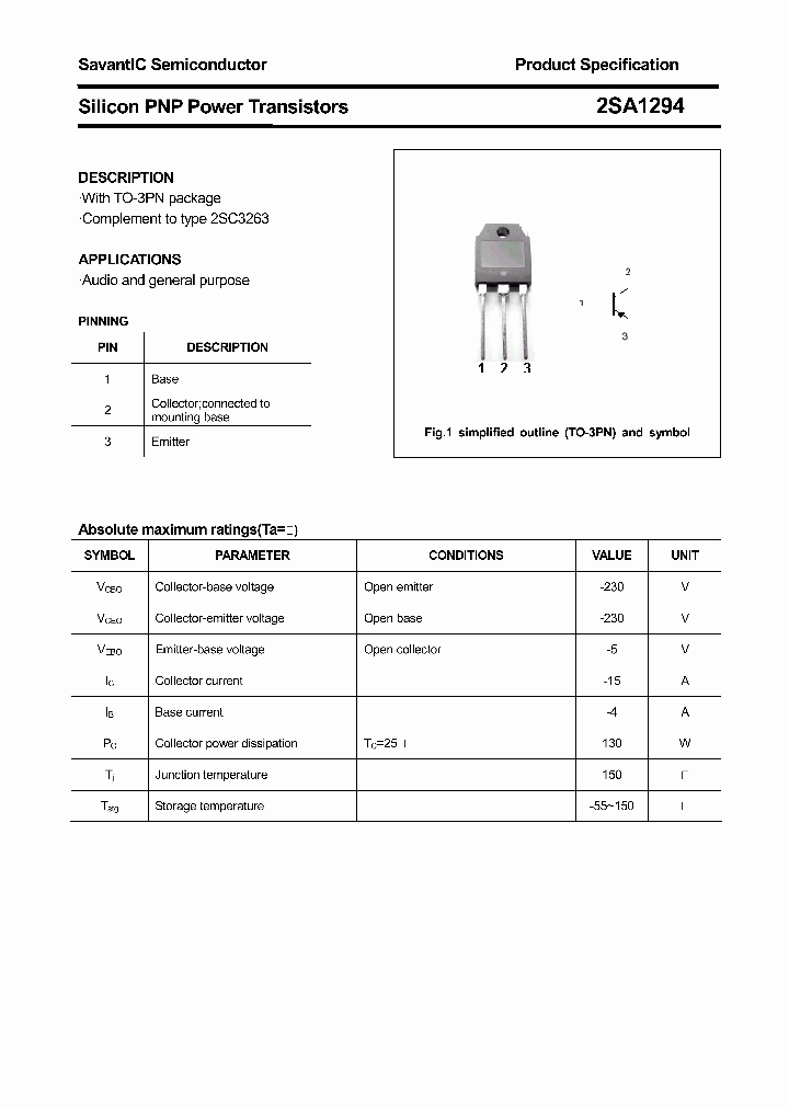 2SA1294_4507302.PDF Datasheet