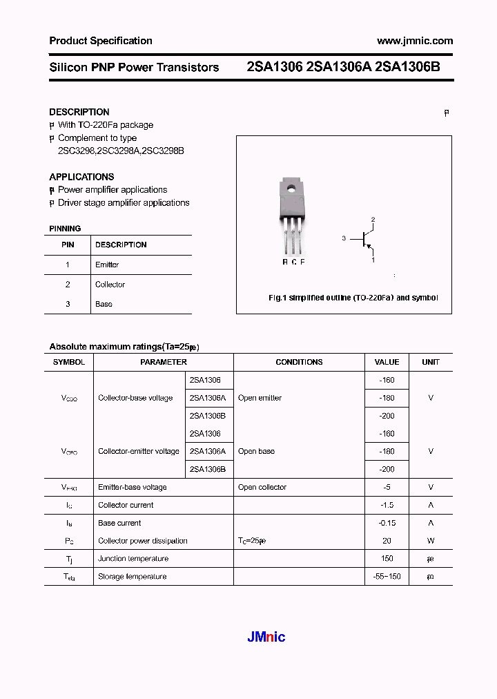 2SA1306_4634842.PDF Datasheet