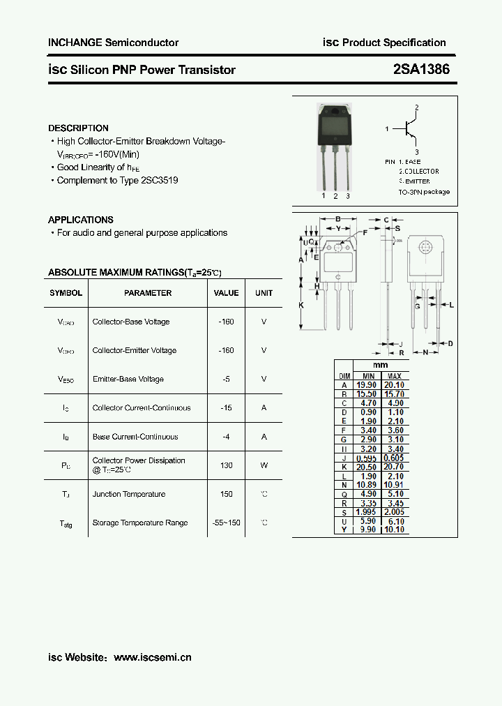 2SA1386_4340824.PDF Datasheet