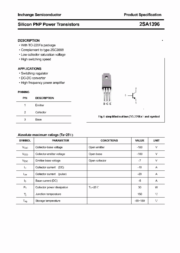 2SA1396_4792841.PDF Datasheet