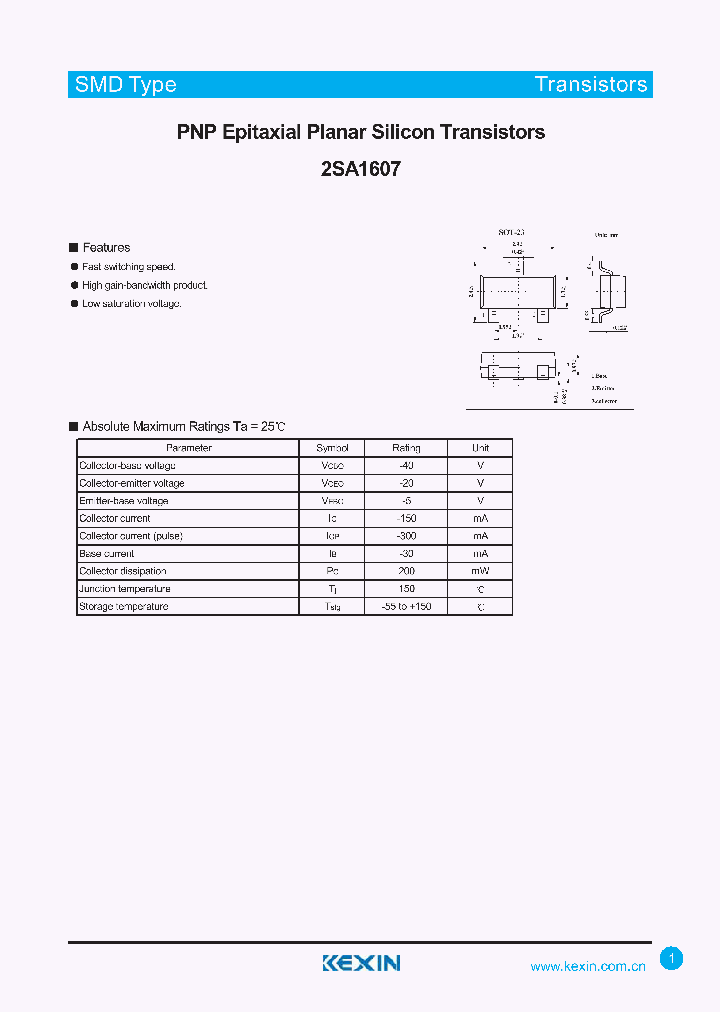 2SA1607_4319746.PDF Datasheet