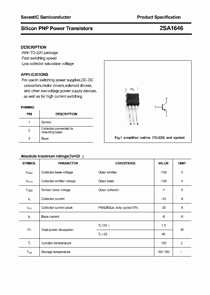 2SA1646_4466381.PDF Datasheet