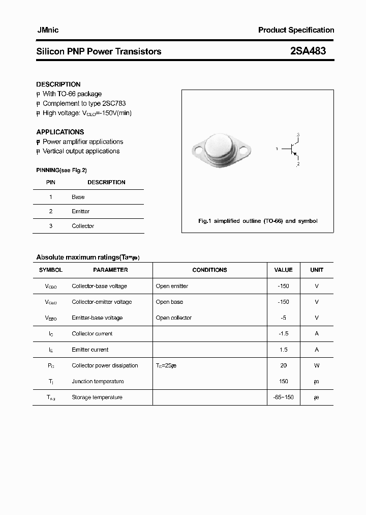 2SA483_4438704.PDF Datasheet