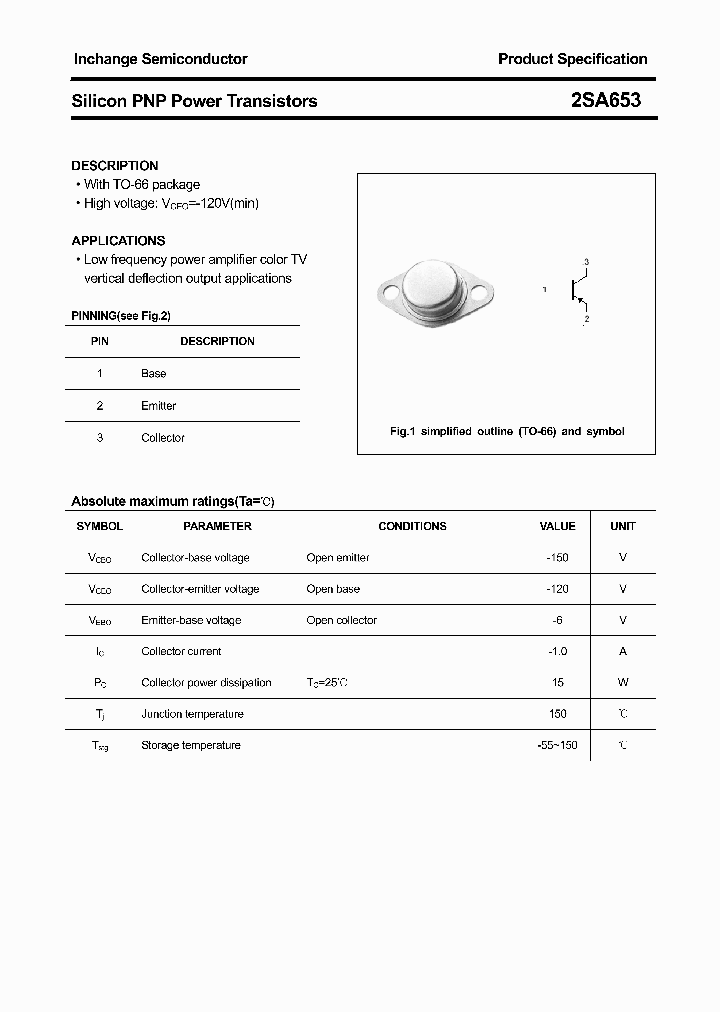 2SA653_4305370.PDF Datasheet