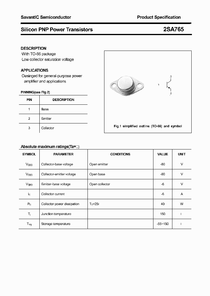 2SA765_4484329.PDF Datasheet