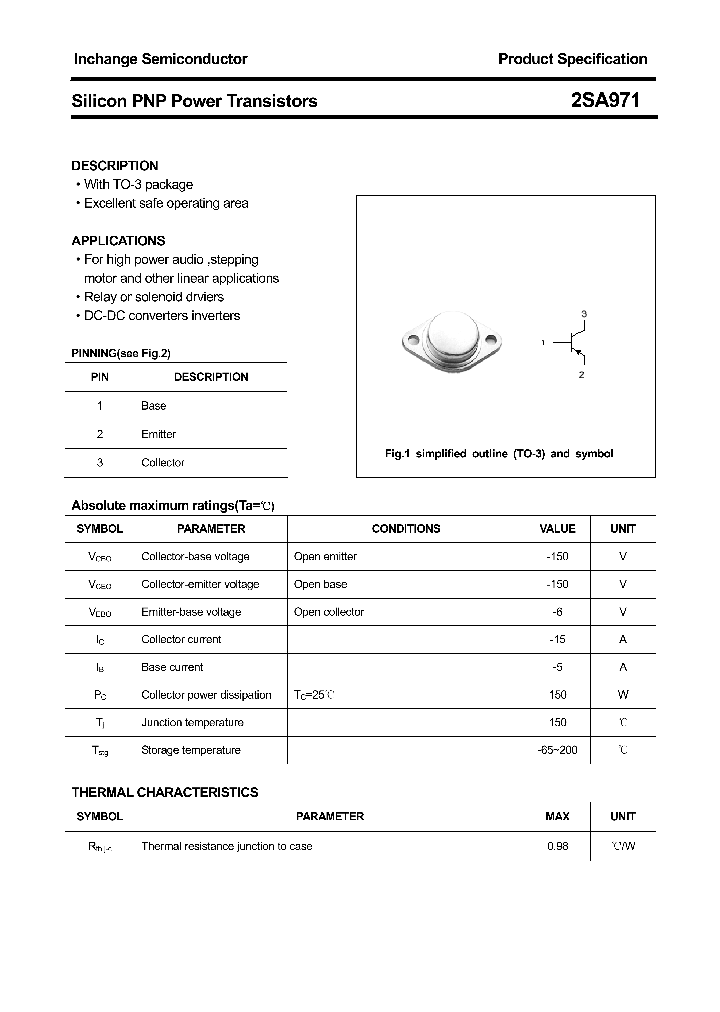 2SA971_4508701.PDF Datasheet