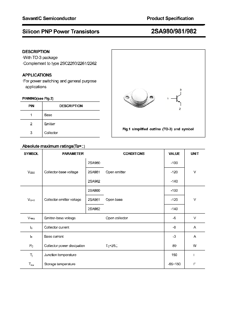 2SA980_4625878.PDF Datasheet