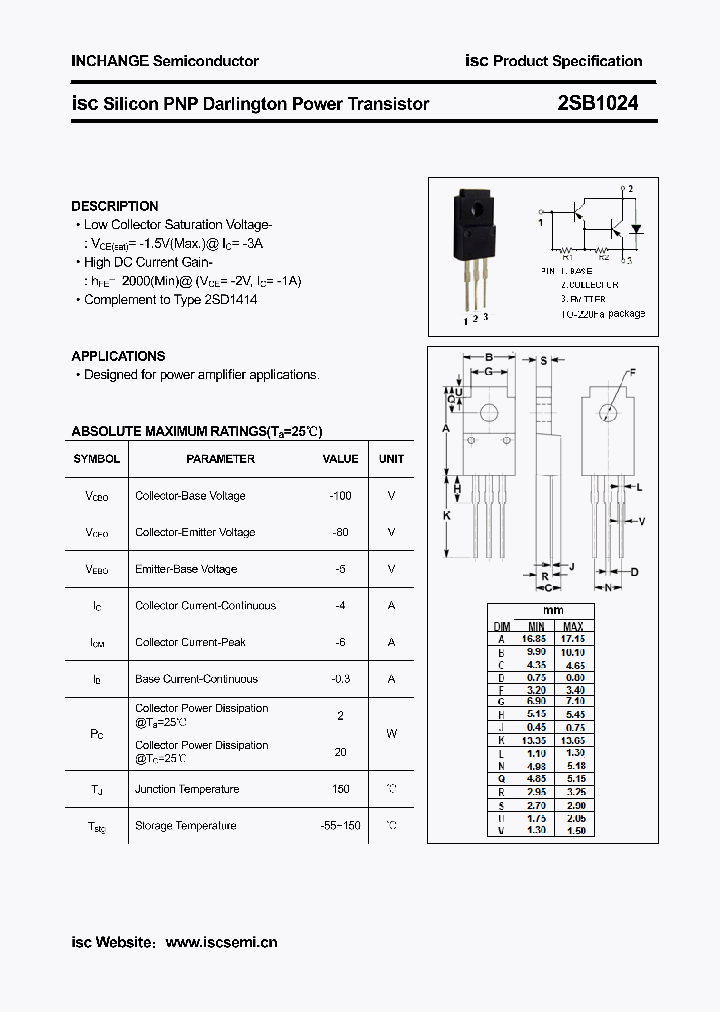 2SB1024_4344959.PDF Datasheet