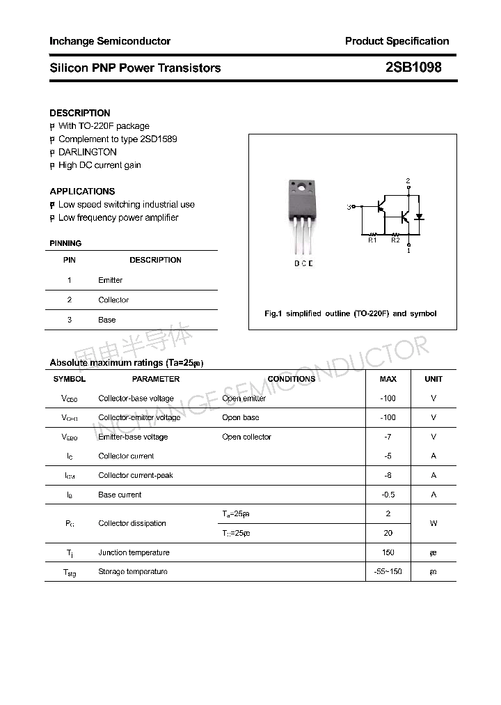 2SB1098_4326250.PDF Datasheet