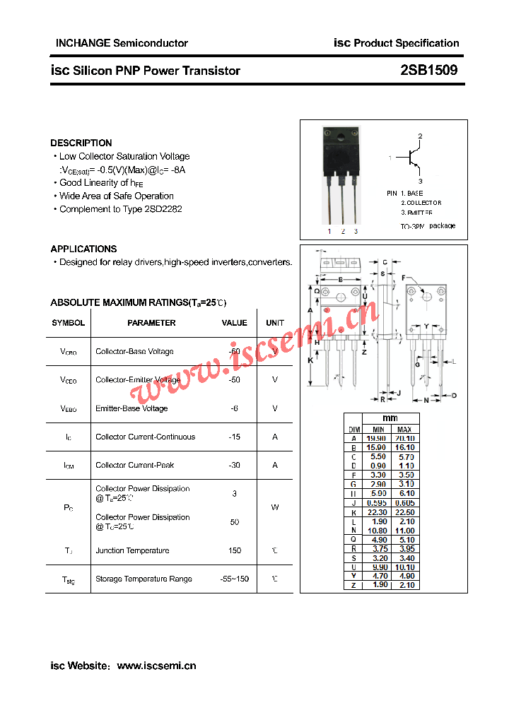 2SB1509_4397874.PDF Datasheet