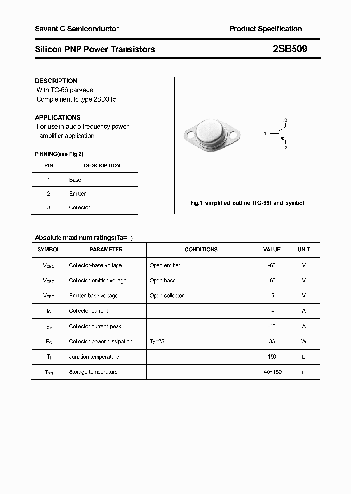 2SB509_4395688.PDF Datasheet
