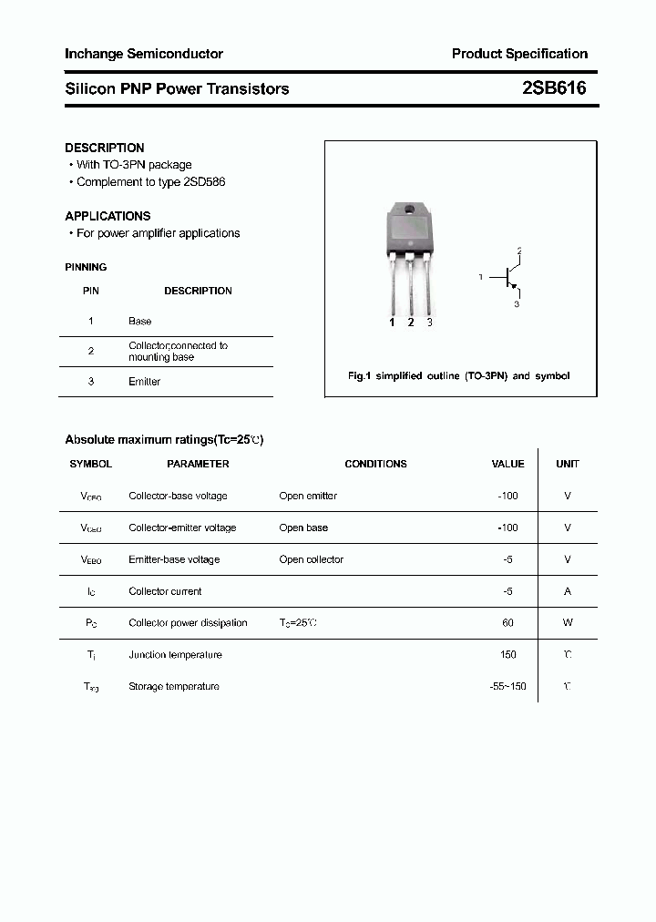 2SB616_4418434.PDF Datasheet