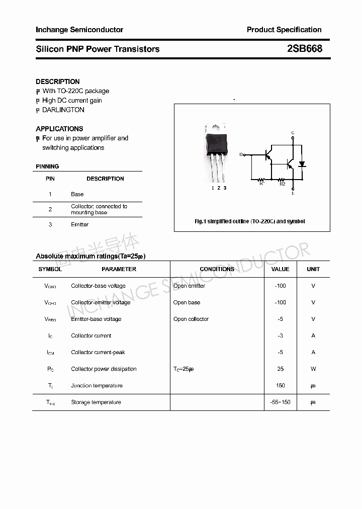 2SB668_4290916.PDF Datasheet