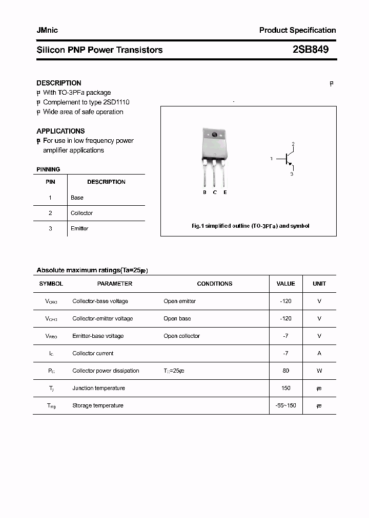2SB849_4448408.PDF Datasheet
