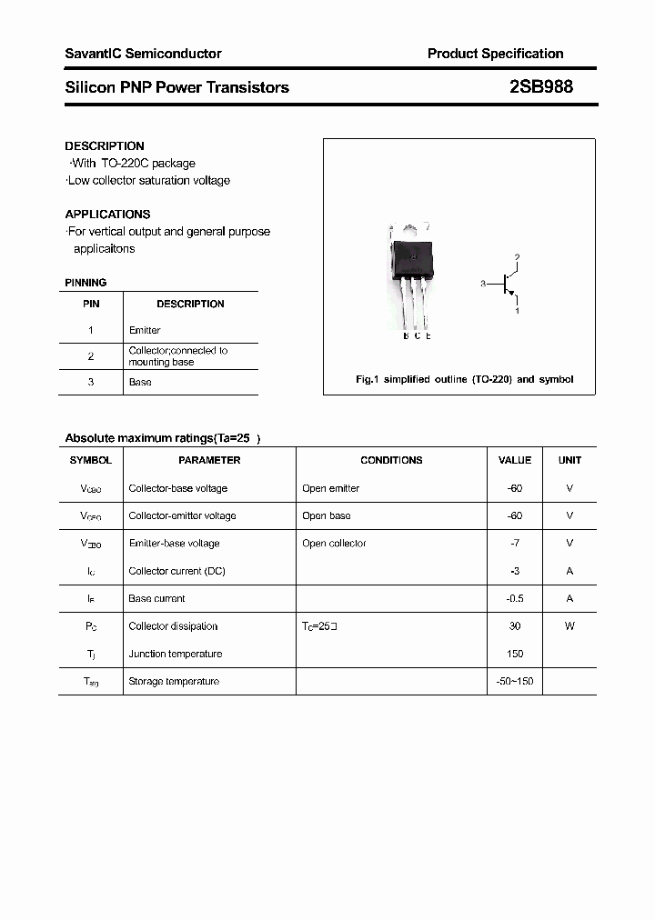2SB988_4453009.PDF Datasheet