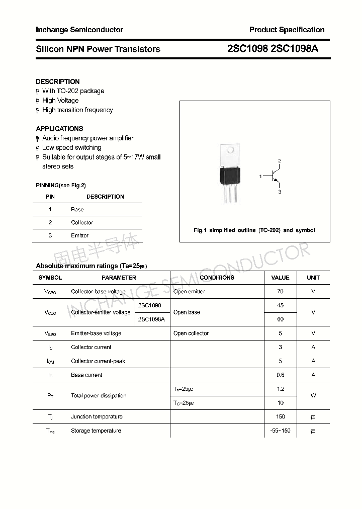 2SC1098_4292840.PDF Datasheet