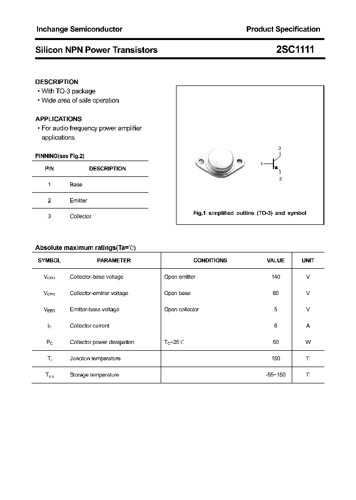 2SC1111_4353189.PDF Datasheet