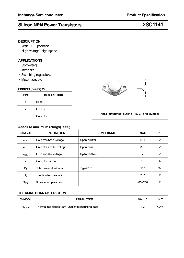 2SC1141_4353194.PDF Datasheet