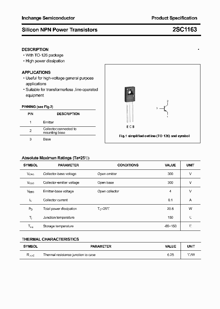 2SC1163_4353198.PDF Datasheet