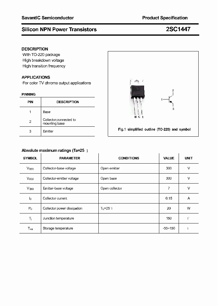 2SC1447_4380439.PDF Datasheet