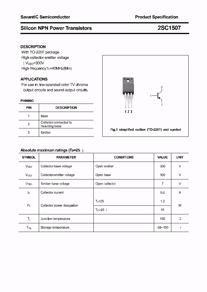 2SC1507_4384766.PDF Datasheet