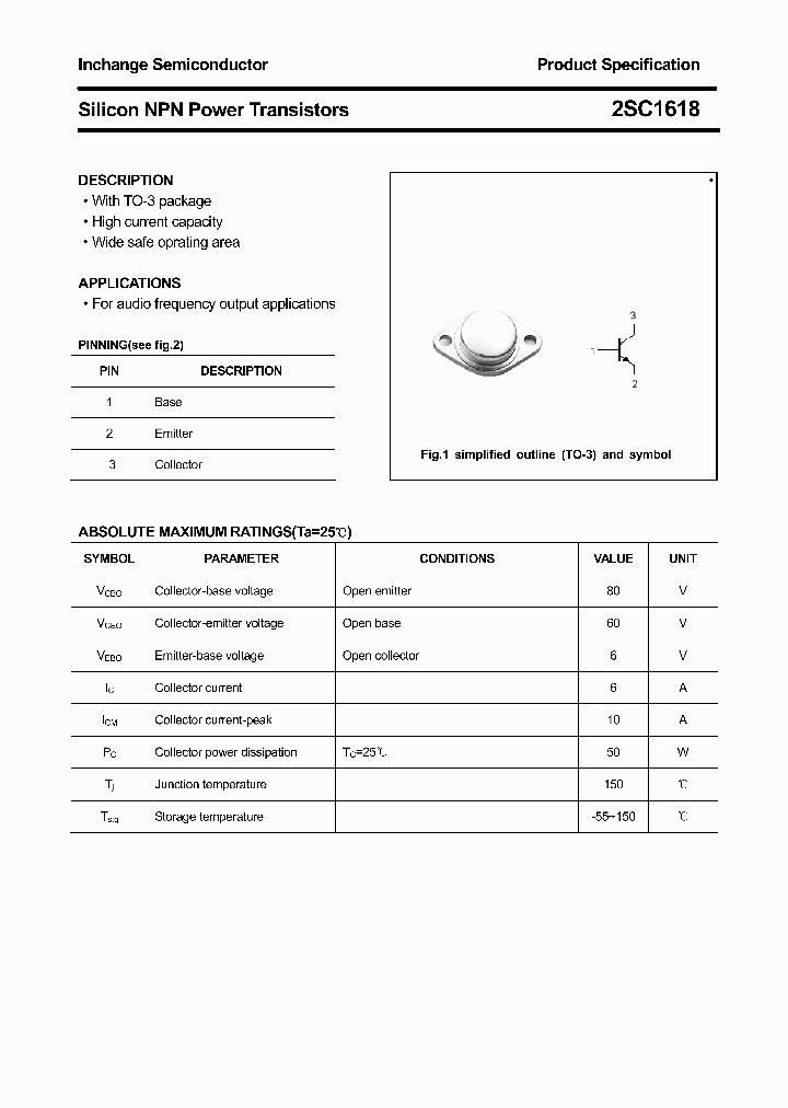 2SC1618_4376754.PDF Datasheet