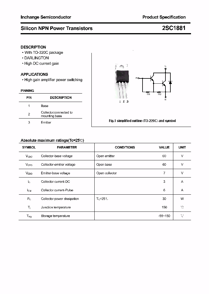2SC1881_4354035.PDF Datasheet