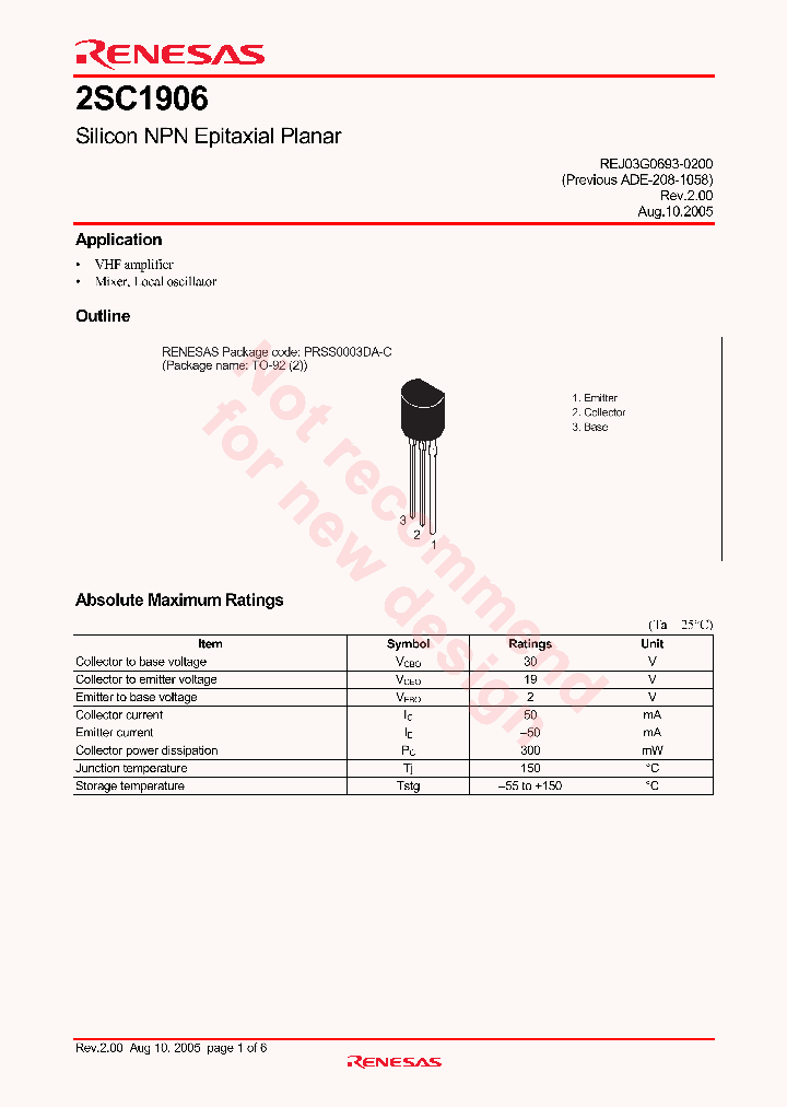 2SC1906_4237878.PDF Datasheet
