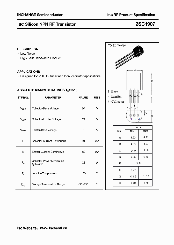 2SC1907_4281833.PDF Datasheet
