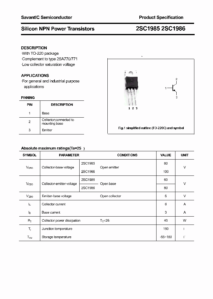 2SC1985_4414762.PDF Datasheet