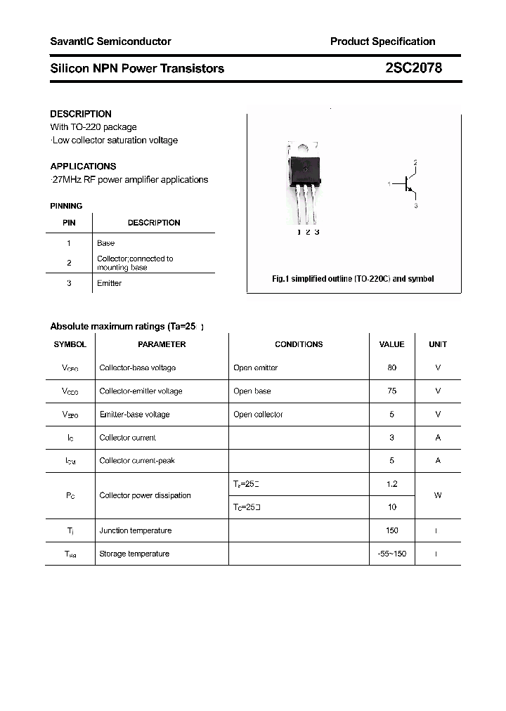 2SC2078_4399964.PDF Datasheet