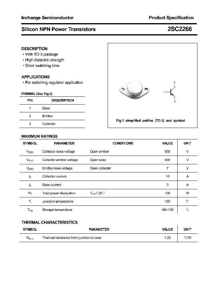 2SC2266_4415472.PDF Datasheet