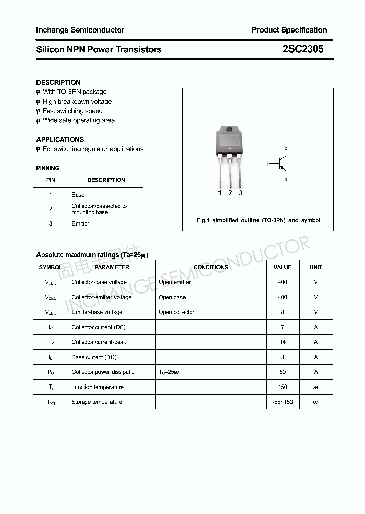 2SC2305_4305894.PDF Datasheet
